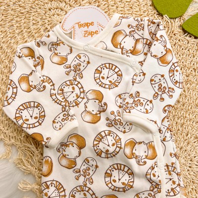 Body Kimono M/L Safari - Off White e Ferrugem